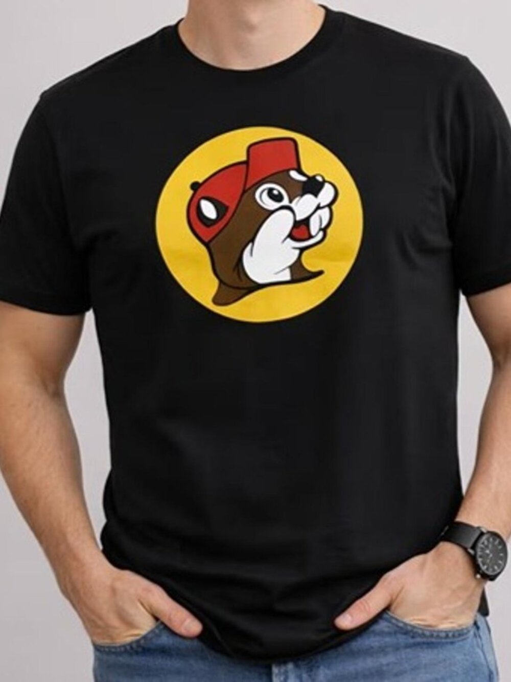 Buc-ees Offical Classic Graphic Tee Shirt Black Size Small